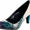 A7828L Peacock Feather Anti-pop Heel