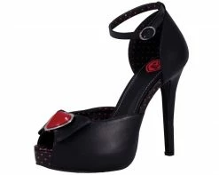 A8078L Heart Bow Platform Heel - *FINAL SALE/NON-RETURNABLE Womens