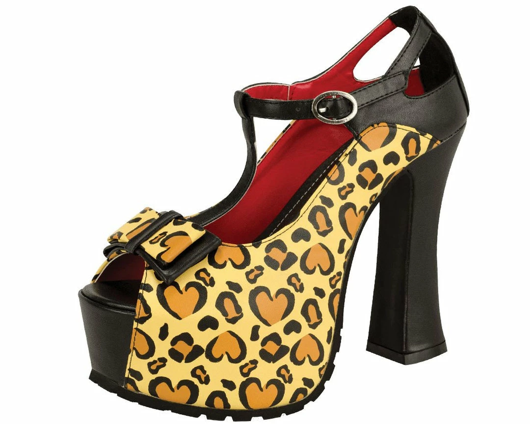 Deals π A8190L π Heels Heart Leopard Super Platform - *FINAL SALE/NON-RETURNABLE π 1 A8190L Heels Heart Leopard Super Platform - *FINAL SALE/NON-RETURNABLE