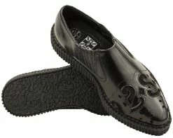 A8836 Womens Cut Out Pointed Creepers