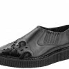 A8836 Womens Cut Out Pointed Creepers