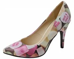 A9047L Candy Hearts Pointed Heel - *FINAL SALE/NON-RETURNABLE