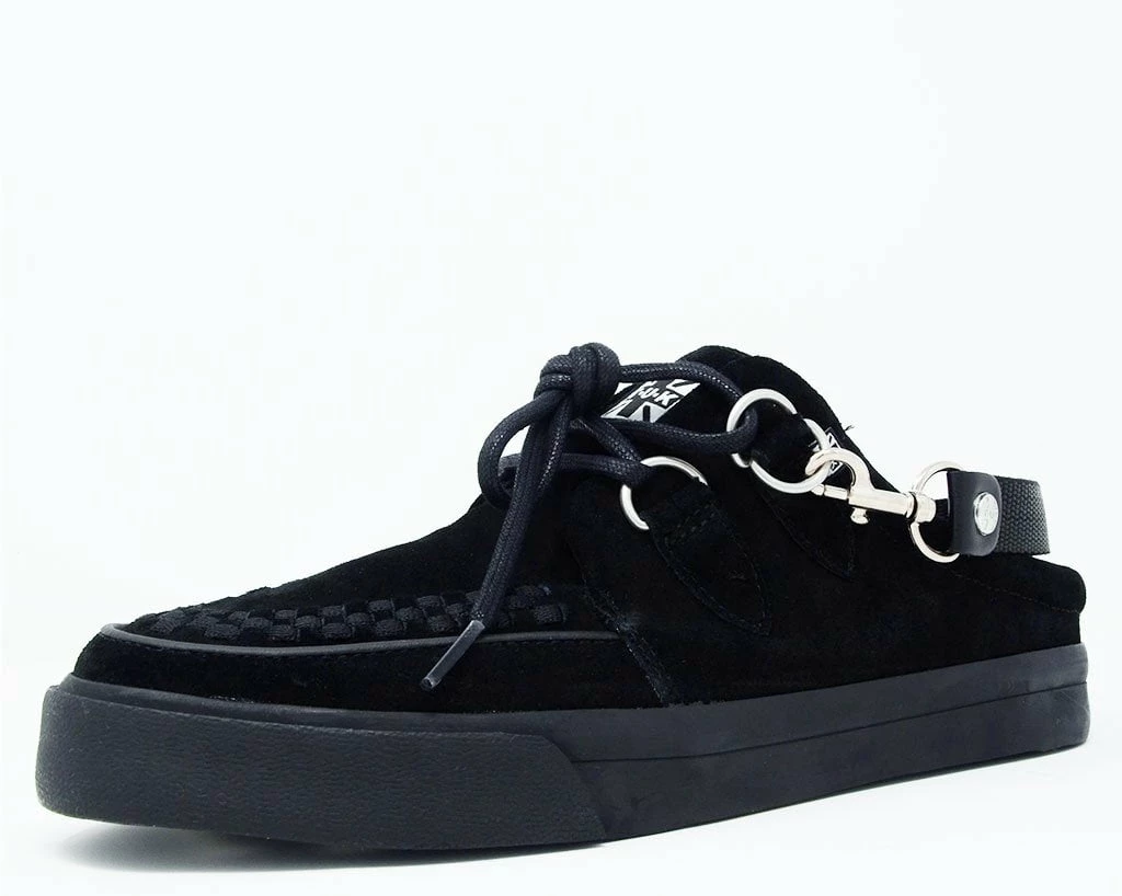 Flash Sale π₯° A9853 π© Womens Black Suede VLK Mule π Sneaker π 1 A9853 Womens Black Suede VLK Mule Sneaker