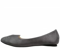 A9086L Grey Sophistakitty Flats *ALL ITEMS FINAL SALE/NON-RETURNABLE*