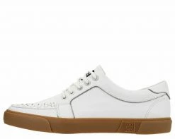 New ๐ A9185 White Leather No-Ring VLK ๐ Sneaker ๐ฉ Womens ๐ 11 A9185 White Leather No-Ring VLK Sneaker Womens