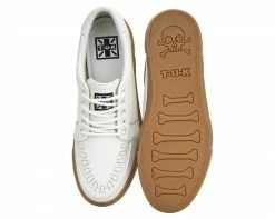 New ๐ A9185 White Leather No-Ring VLK ๐ Sneaker ๐ฉ Womens ๐ 12 A9185 White Leather No-Ring VLK Sneaker Womens