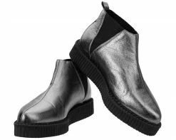 A9196 Graphite Chelsea Pointed Creeper Boot Womens