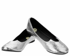 A9205L Womens Silver Crackle Sophistakitty Flat
