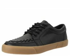 A9216 Black Leather No-Ring VLK Sneaker