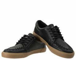 A9216 Black Leather No-Ring VLK Sneaker
