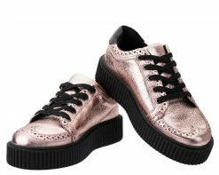 A9223 Rose Gold Wingtip Casbah Creeper