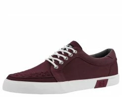 A9241 Mens Burgundy Twill No-Ring VLK Sneaker - *FINAL SALE/NON-RETURNABLE