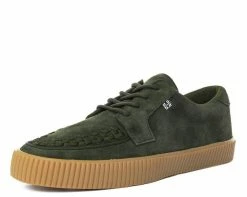 Footwear Shop 25 A9255 Olive Suede EZC Shoes
