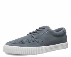A9257 Grey Suede EZC Shoes Mens