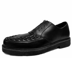 A9337 Black TUKskinβ’ Zip-On Dress Shoe