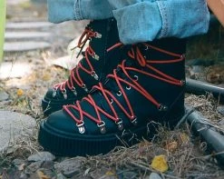 A9408 Womens Black Multi-Lace Casbah Boot