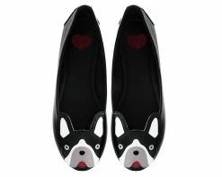 A9428L Womens Black Frenchie Flat