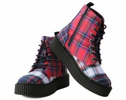 A9596 Mixed Plaid Casbah Boot Womens