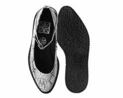 Brand new ๐ฏ A9705L Glow Snakeskin Pointed Ballet Ankle Strap Creeper ๐ฏ 10 A9705L Glow Snakeskin Pointed Ballet Ankle Strap Creeper