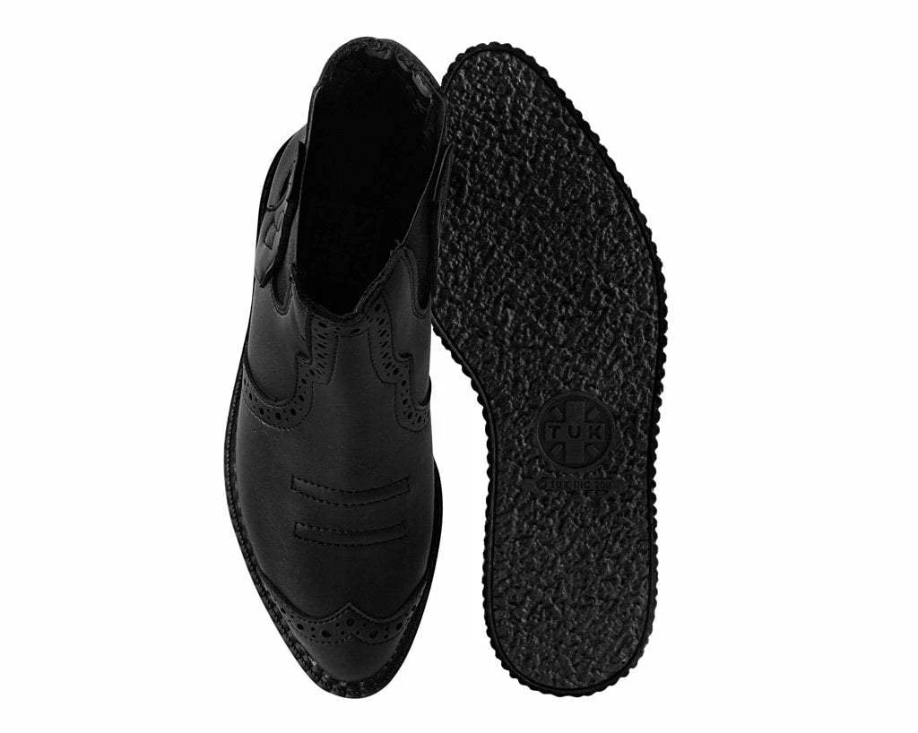 Cheapest 🌟 A9793 Black TUKskin™ Western Pullon Pointed Creeper Boot 👩 Womens ✔️ 4 A9793 Black TUKskin™ Western Pullon Pointed Creeper Boot Womens