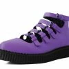 A9834L Purple TUKskin™ Multi-Strap Pointed Mary Jane Womens