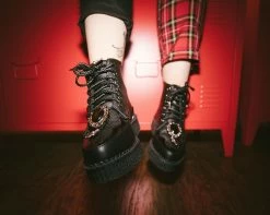 A9846 Black Western Bolo Pointed Creeper Boot