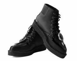 A9846 Black Western Bolo Pointed Creeper Boot