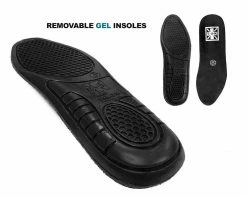 V9318 Womens Black & Chrome Paint Splatter Creeper