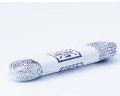 LC030-120FSV Accessories 120 CM Metallic Silver Flat Laces