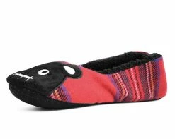 SL05 Tartan Punk Rock Panda Slipper Womens