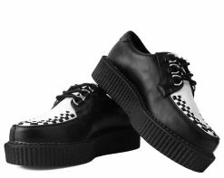 T2274 Womens Black & White Anarchic Creeper