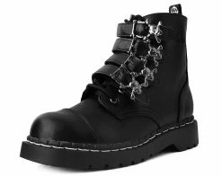 T2281 Black Skull Anarchic Boot
