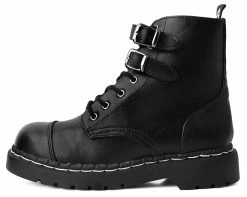 Promo โญ T2282 Black 2-Buckle Anarchic Boot ๐ฉ Womens ๐ 10 T2282 Black 2-Buckle Anarchic Boot Womens