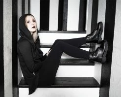 Promo โญ T2282 Black 2-Buckle Anarchic Boot ๐ฉ Womens ๐ 12 T2282 Black 2-Buckle Anarchic Boot Womens