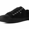 T2288 Anarchic Black Canvas Low Top Sneaker Anarchic Collection