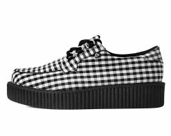 T2290 Black & White Gingham Anarchic 3-Ring Creeper