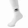 TSK1033 White T.U.K. Skull Logo Men’s Sock