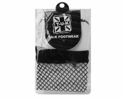 TSK1052 Vegan Black Fishnet & Bow Women’s Sock