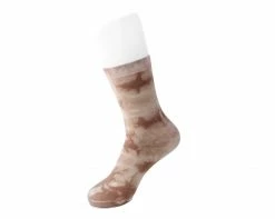 TSK1109 Tie-Dye Chocolate Women's Crew Sock