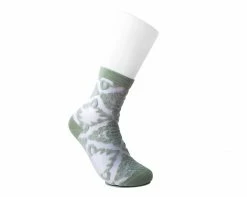 TSK1146 Sage Mid-Calf Mesh Sock