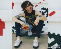 V8882 CLEARANCE White Perf Creepers