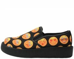 V8931 Emoji Slip-On Creepers
