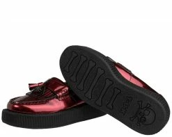 V8983 Metallic Burgundy Loafers CLEARANCE