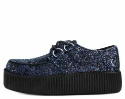 V9268 Creepers Black Jewels Glitter Creeper