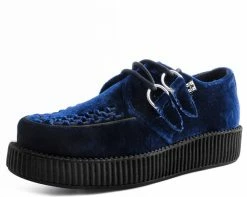 V9269 Creepers Midnight Blue Velvet Creeper
