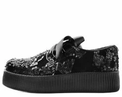 V9309 Black Sequins Camo Creeper