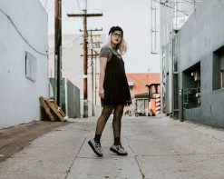 V9535 Womens Grey Plaid Viva Low Creeper