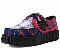 V9594 Mixed Plaid Viva Low Creeper Womens