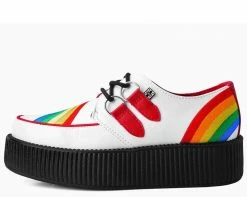 V9622 White & Rainbow Viva Mondo Creeper