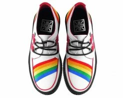 V9622 White & Rainbow Viva Mondo Creeper